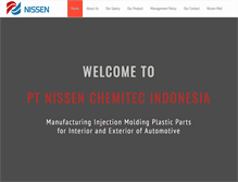 Tablet Screenshot of nissen-id.com